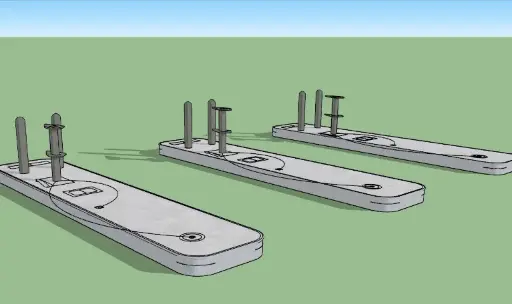 [SWS-FAB] Pay Station Island Forms, SWS - Stainless Steel